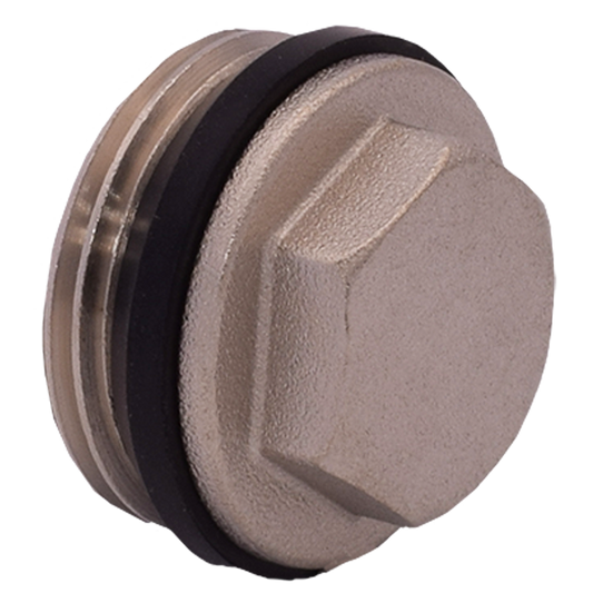 Legend Valves 833-845 1" End Plug with Gasket for M-8330 & M-8300E Stainless Steel Manifolds