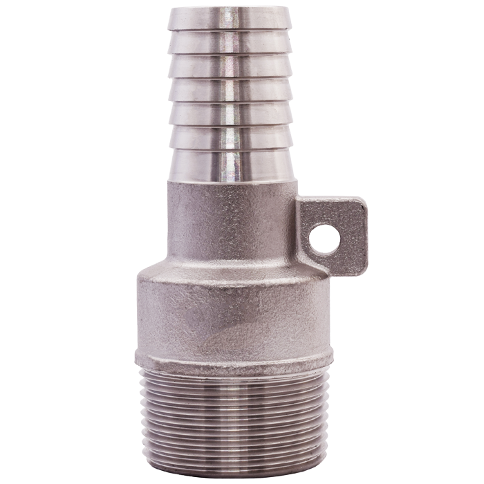 Legend Valves 312-126SS 1" x 1-1/4" .304 Stainless Steel Reducing Rope Insert x MNPT Adapter