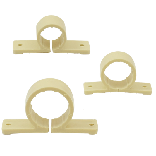 Legend Valves 800-524 3/4" Standard Design Plastic Tube Clamp with Pre-Drilled Holes