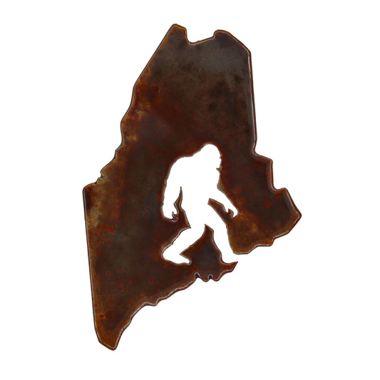 Paradise Clay PAR917 State Of Maine W/ Bigfoot - Magnet