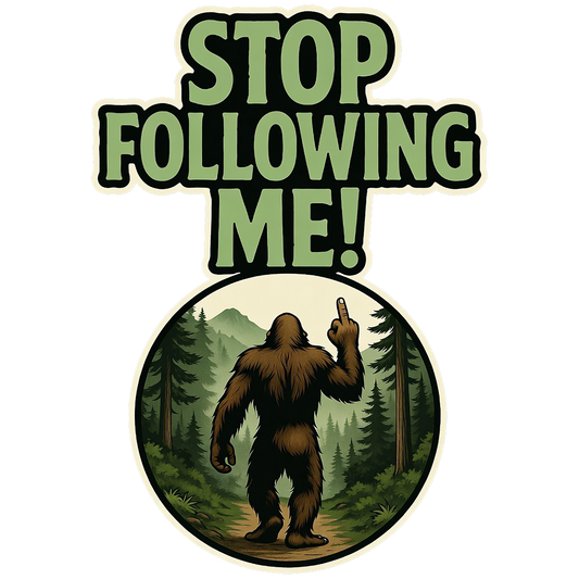 Paradise Clay IHS-10P-096 Stop Following Me V2 - Vinyl Sticker (10 Pack)