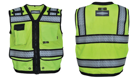 Black Mamba HDV-120 Heavy Duty Surveyor Vest, Large