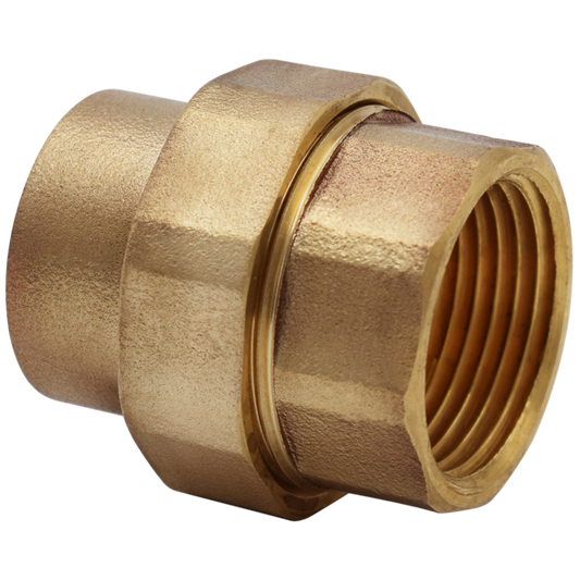 Legend Valves 302-318LNL 1" No Lead Cast Brass Sweat x FNPT Compact-Pattern Union