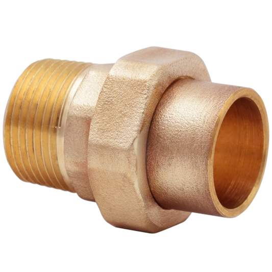 Legend Valves 302-307LNL 3/4" No Lead Cast Brass Sweat x MNPT Compact-Pattern Union