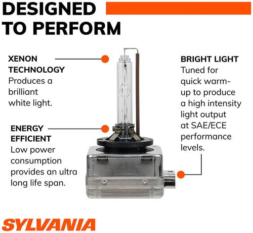 Sylvania Automotive 30889 Sylvania D1S Basic Hid Headlight Bulb, 1 Pack