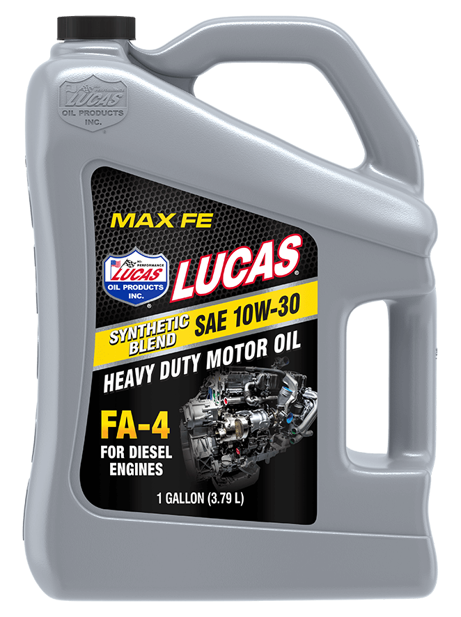 Lucas Oil 10759 Synthetic Blend SAE 10W-30 FA-4 Truck Oil/Gallon