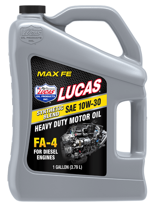 Lucas Oil 10759 Synthetic Blend SAE 10W-30 FA-4 Truck Oil/Gallon