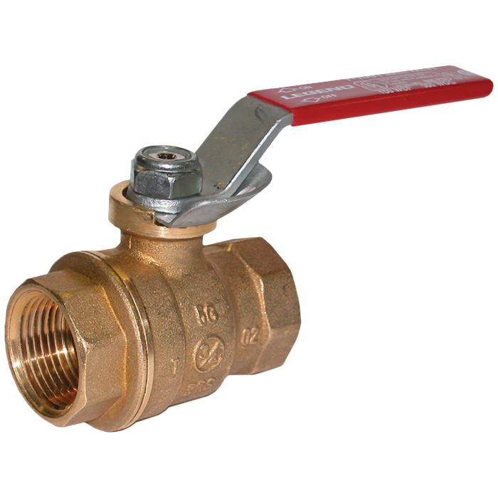 Legend Valves 101-058NL 2" No Lead Forged Brass Full Port Ball Valve with Locking Device