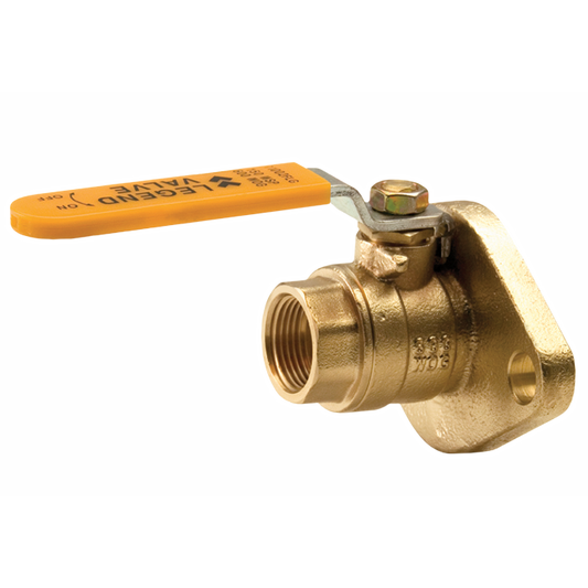 Legend Valves 101-075 1" Forged Brass Flanged Isolation Ball Valve