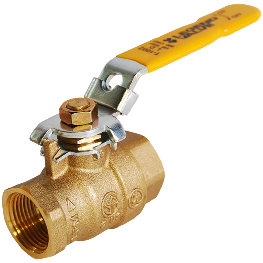 Legend Valves 101-617 1-1/2" Forged Brass Full Port Ball Valve with Locking Device