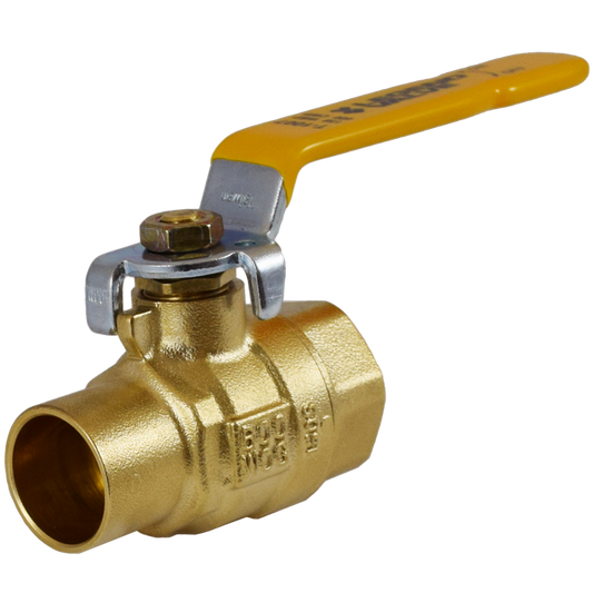 Legend Valves 101-624 3/4" Forged Brass Full Port FNPT x Sweat Ball Valve