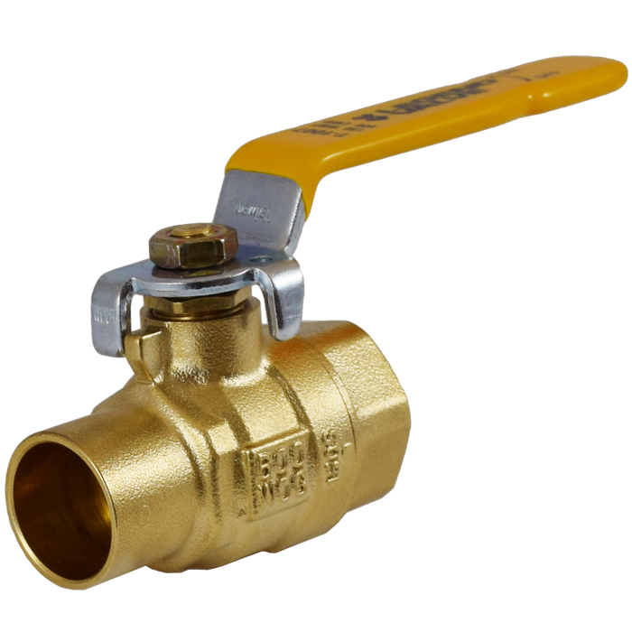 Legend Valves 101-625 1" Forged Brass Full Port FNPT x Sweat Ball Valve