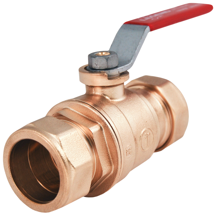 Legend Valves 101-645NL 1" No Lead Forged Brass Full Port Compression Ball Valve