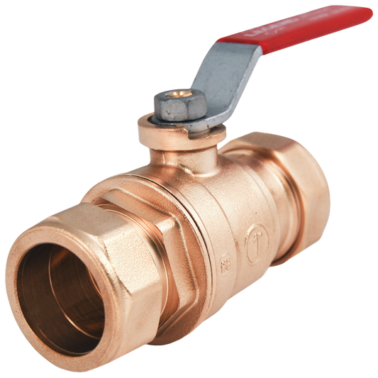 Legend Valves 101-645NL 1" No Lead Forged Brass Full Port Compression Ball Valve