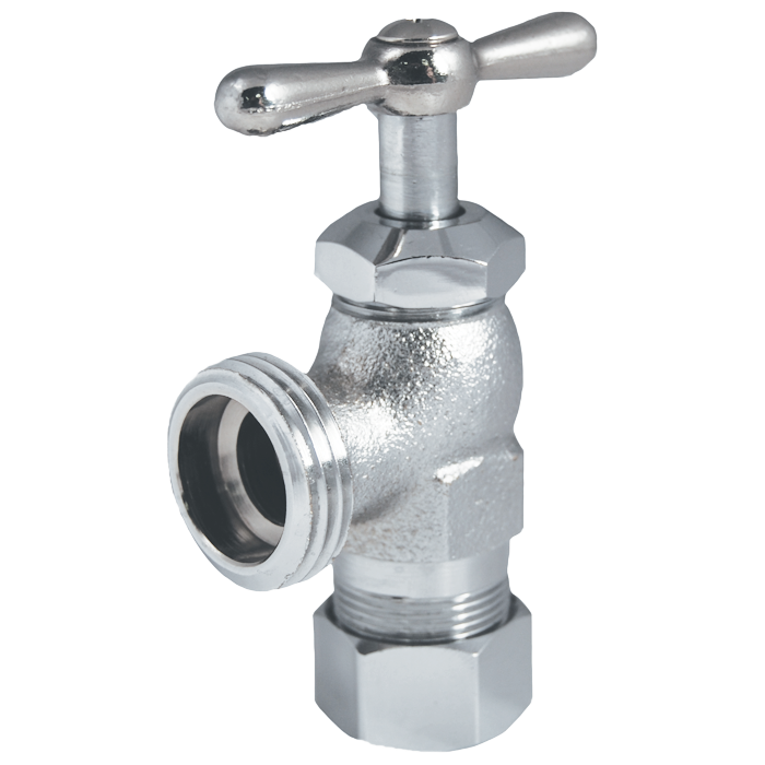 Legend Valves 111-137 5/8" Chrome-Plated Brass Washing Machine Valve