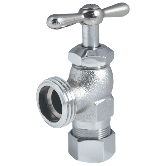 Legend Valves 111-137NL 5/8" No Lead Chrome-Plated Brass Washing Machine Valve