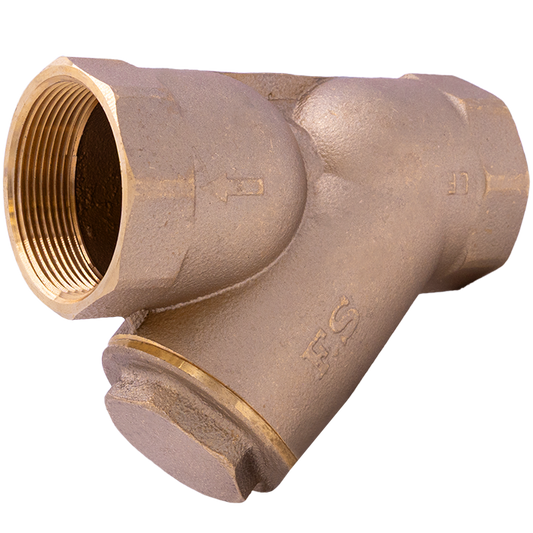 Legend Valves 105-707NL 1-1/2" No Lead Forged Bronze Y-Strainer