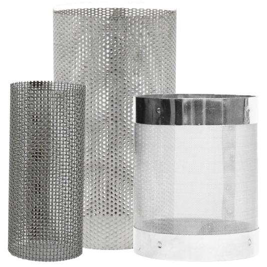 Legend Valves 105-720 3" 1/16" Perforated Stainless Steel Strainer for T-16 Compact Brass Y-Strainers