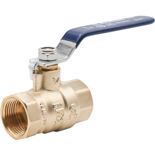 Legend Valves 101-331STNL 4" No Lead DZR Forged Brass Full Port Ball Valve with Stainless Steel Trim