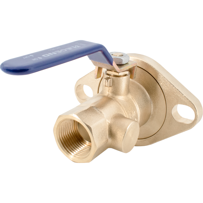 Legend Valves 101-274 3/4" Forged Brass Isolation Ball Valve with Rotating Flange