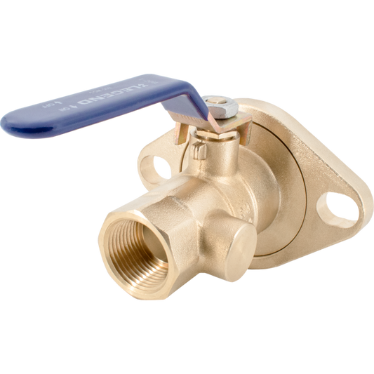 Legend Valves 101-276 1-1/4" Forged Brass Isolation Ball Valve with Rotating Flange