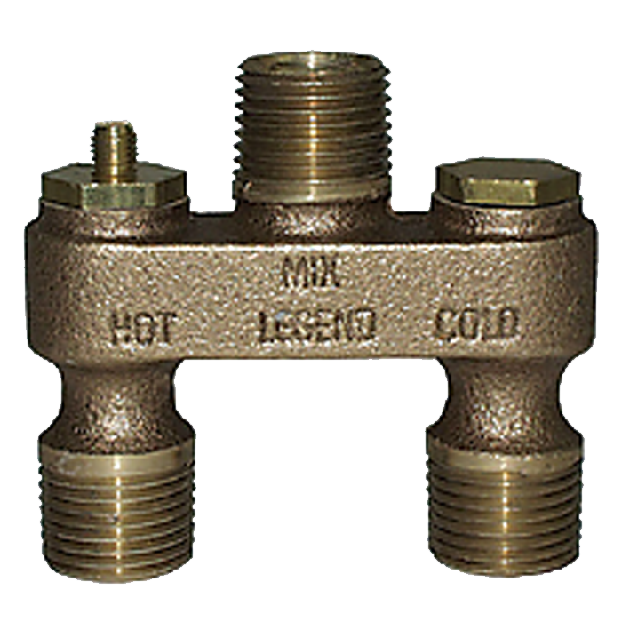 Legend Valves 111-154 1/2" Cast Bronze Manually Adjustable Anti-Sweat Valve for Toilet Tank