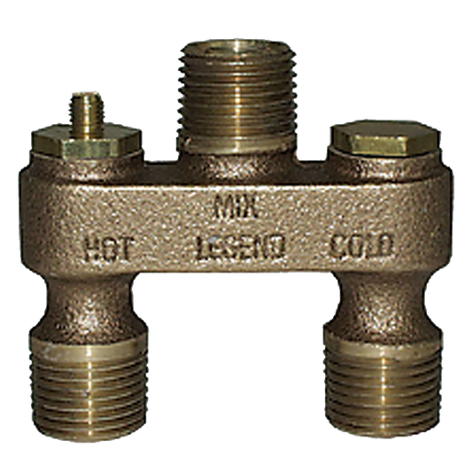 Legend Valves 111-154 1/2" Cast Bronze Manually Adjustable Anti-Sweat Valve for Toilet Tank