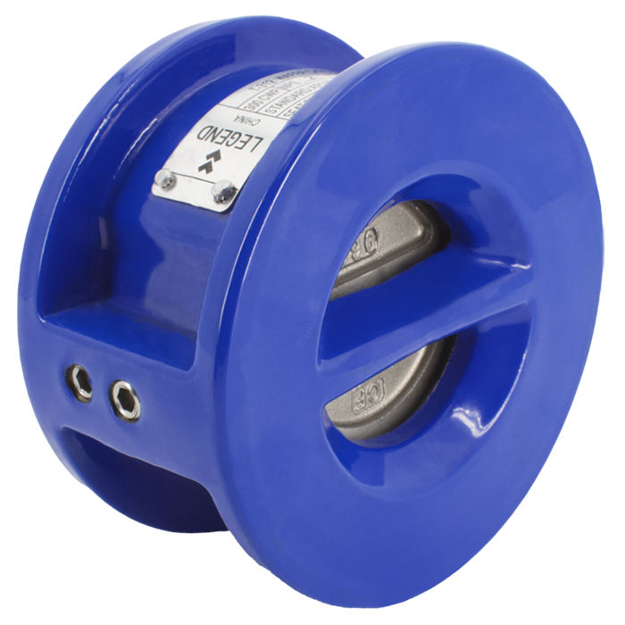 Legend Valves 116-237 8" Ductile Iron Twin Disc Silent Wafer Check Valve with Stainless Steel Disc