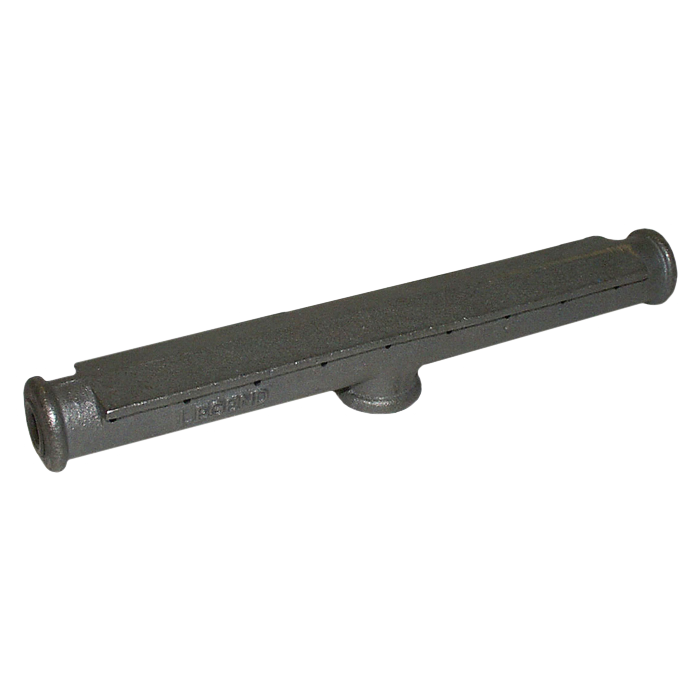 Legend Valves 102-830 1/2" Black Cast Iron T-Style Natural Gas Burner Bar