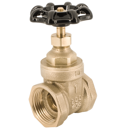 Legend Valves 104-463 1/2" Forged Brass Compact-Pattern Conventional Port Gate Valve