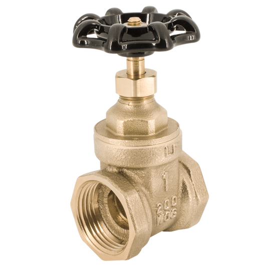 Legend Valves 104-463NL 1/2" No Lead Forged Brass Compact-Pattern Conventional Port Gate Valve