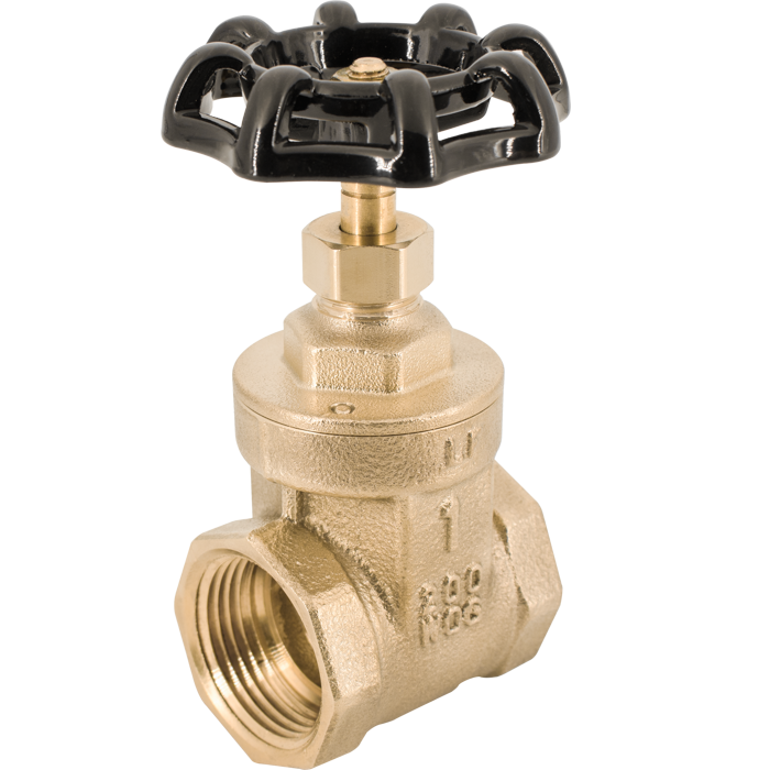 Legend Valves 104-305NL 1" No Lead Forged Brass Gate Valve