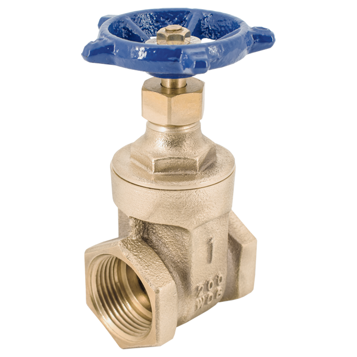 Legend Valves 104-709NL 2-1/2" No Lead Forged Brass Economy Gate Valve
