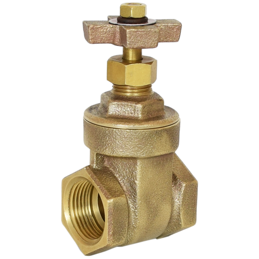 Legend Valves 104-733 1/2" Forged Brass Economy Gate Valve with Cross Handle