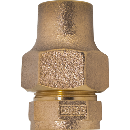 Legend Valves 313-024NL 3/4" No Lead Cast Bronze Water Service Flare x FNPT Adapter