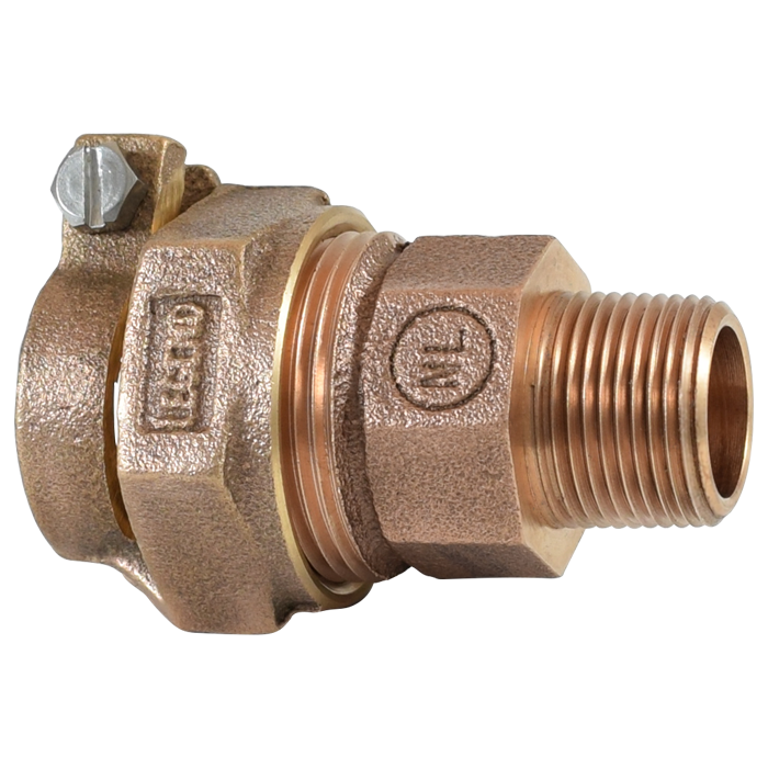Legend Valves 313-615NL 3/4" No Lead Cast Bronze Water Service Extra Strong Lead Connection x MNPT Adapter