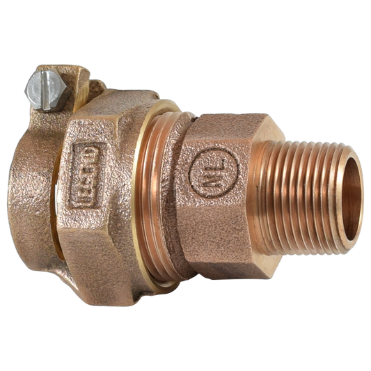 Legend Valves 313-615NL 3/4" No Lead Cast Bronze Water Service Extra Strong Lead Connection x MNPT Adapter