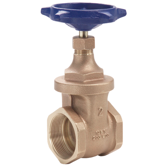 Legend Valves 104-653 1/2" Cast Bronze Screw-Over Non-Rising Stem Gate Valve