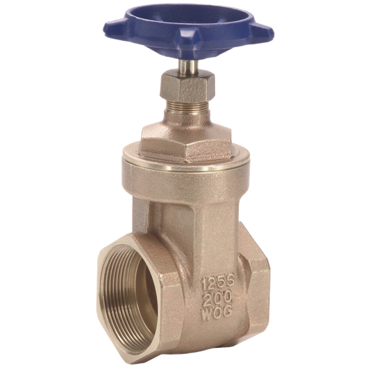 Legend Valves 104-511 4" Cast Bronze Inserted Bonnet Non-Rising Stem Gate Valve