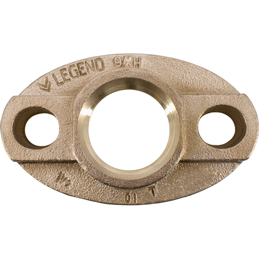 Legend Valves 313-707NL 1-1/2" No Lead Cast Bronze Water Service Meter Flange