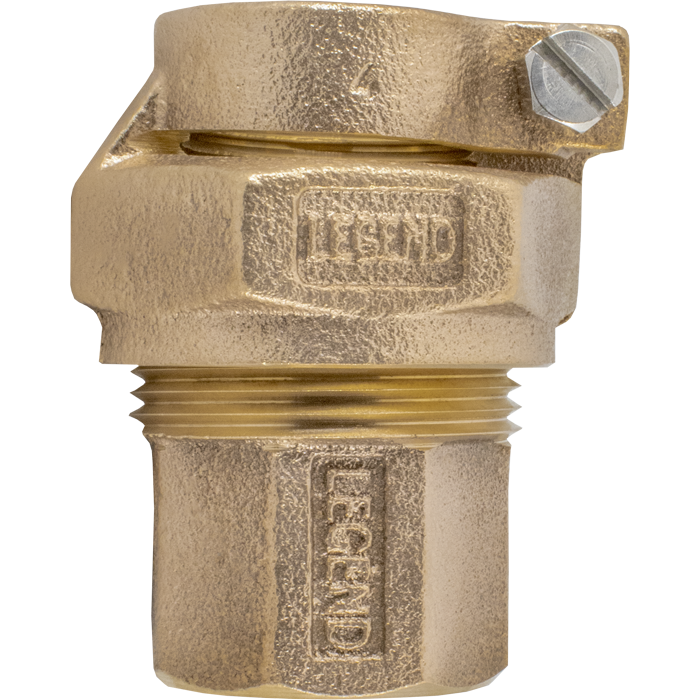 Legend Valves 313-280NL 1" x 3/4" No Lead Cast Bronze Water Service CTS Pack Joint x FNPT Adapter