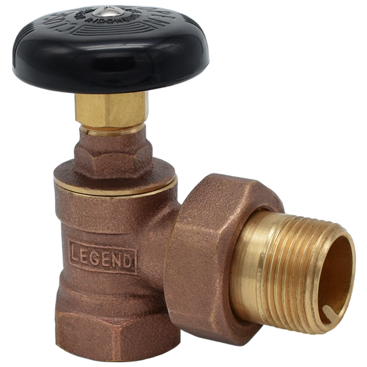 Legend Valves 110-113 1/2" Forged Brass Hot Water Angle Valve