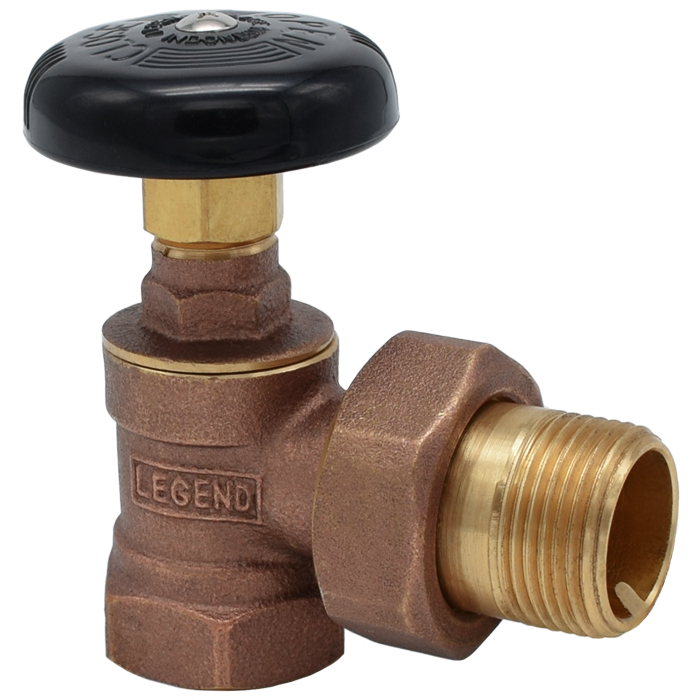 Legend Valves 110-114 3/4" Forged Brass Hot Water Angle Valve