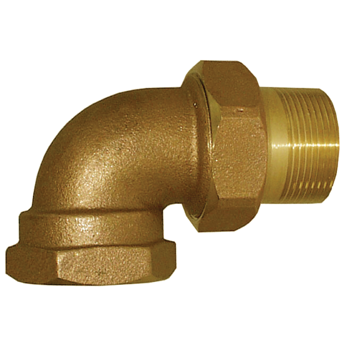 Legend Valves 110-168 1" Cast Bronze FNPT Union Elbow