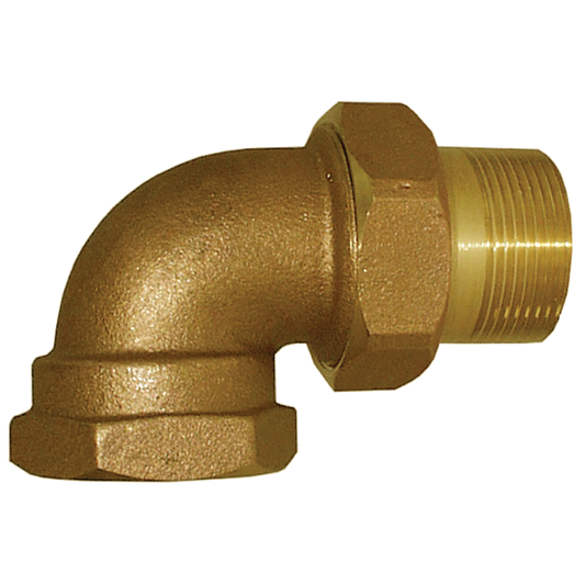 Legend Valves 110-169 1-1/4" Cast Bronze FNPT Union Elbow