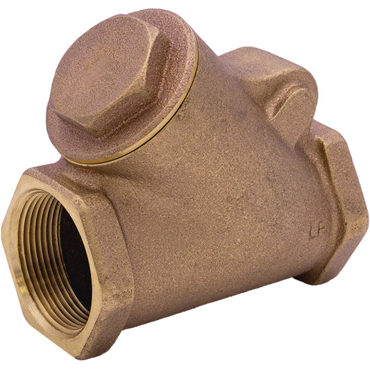 Legend Valves 105-303NL 1/2" No Lead Cast Bronze Y-Pattern Check Valve