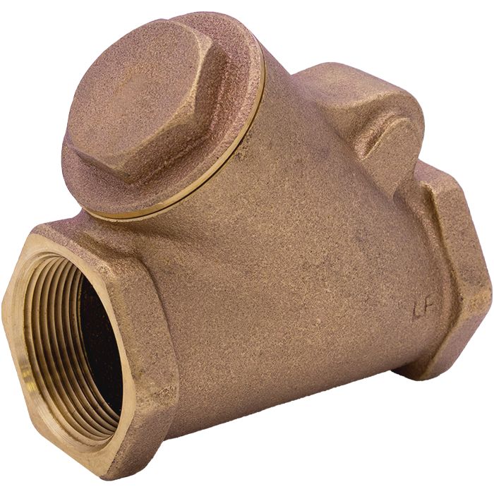 Legend Valves 105-307NL 1-1/2" No Lead Cast Bronze Y-Pattern Check Valve