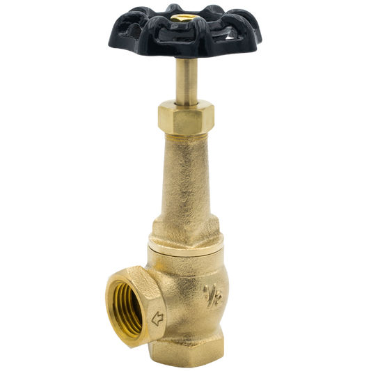 Legend Valves 107-257 1/2" Brass Long Bonnet Angle Stop Valve