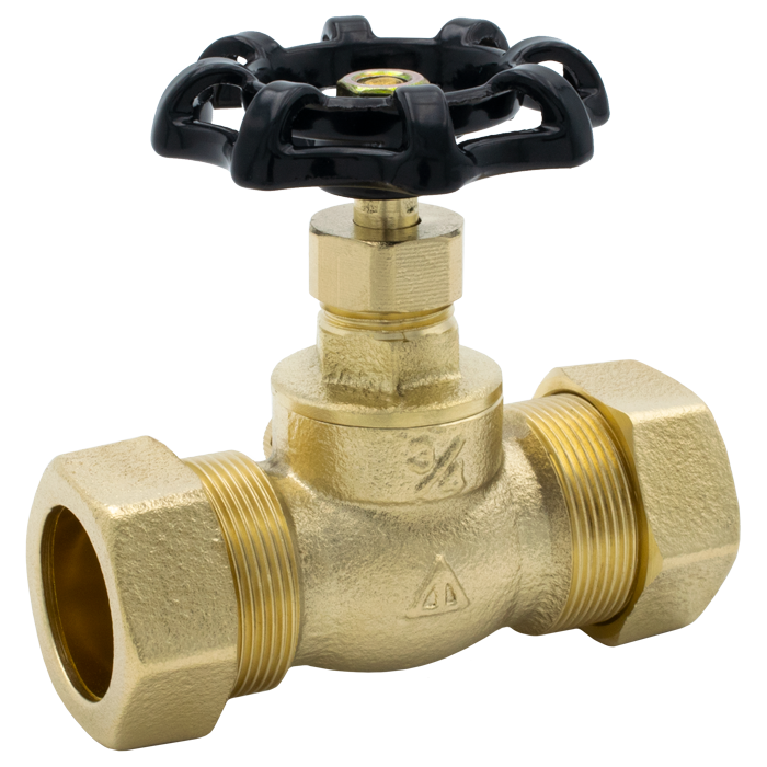 Legend Valves 107-317NL 3/4" No Lead Forged Brass Compression Stop and Waste Valve