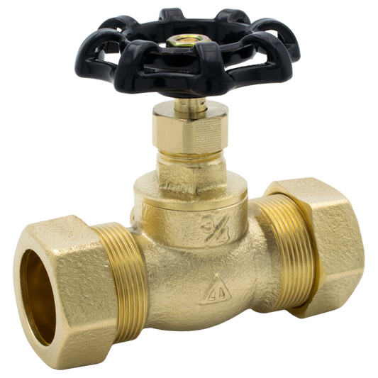 Legend Valves 107-316NL 1/2" No Lead Forged Brass Compression Stop and Waste Valve